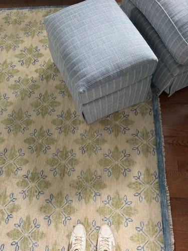 Hand knotted wool rug - knotted,