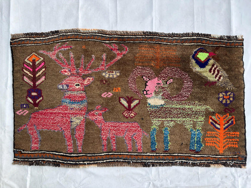 Brown coral pictorial - brown,