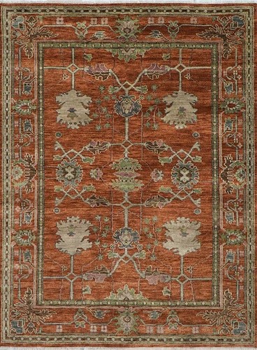 Multi size hand knotted oushak - hand,
